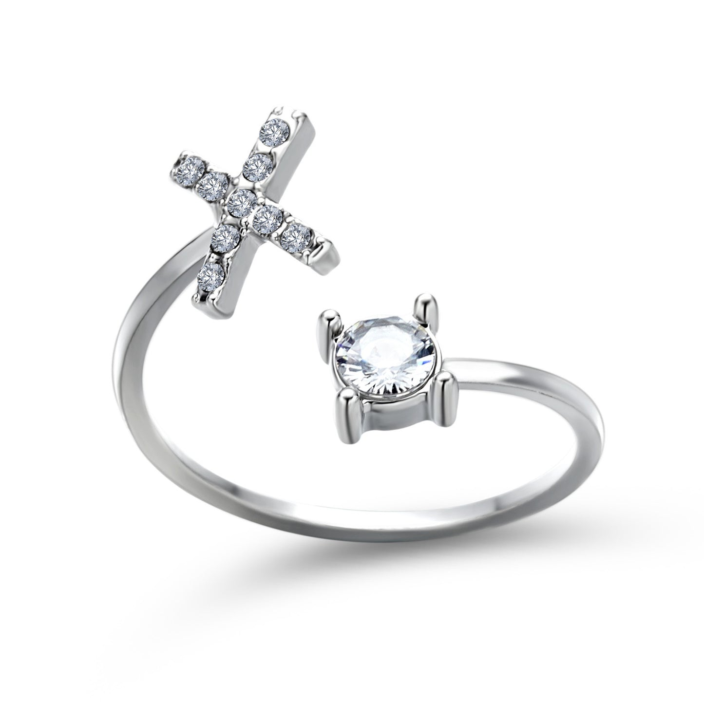 Signature Adjustable Initial Ring – Personalized Letter Jewelry