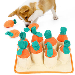 Treat-Hunt Radish Puzzle – Slow Feeder Toy for Curious Pups