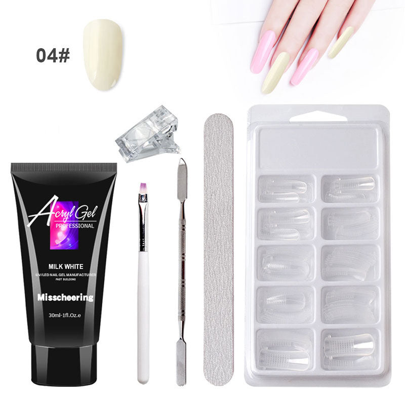 QuickForm Painless Gel Nail Extension Kit — Crystal Shine Edition