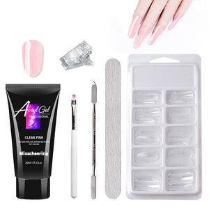 QuickForm Painless Gel Nail Extension Kit — Crystal Shine Edition