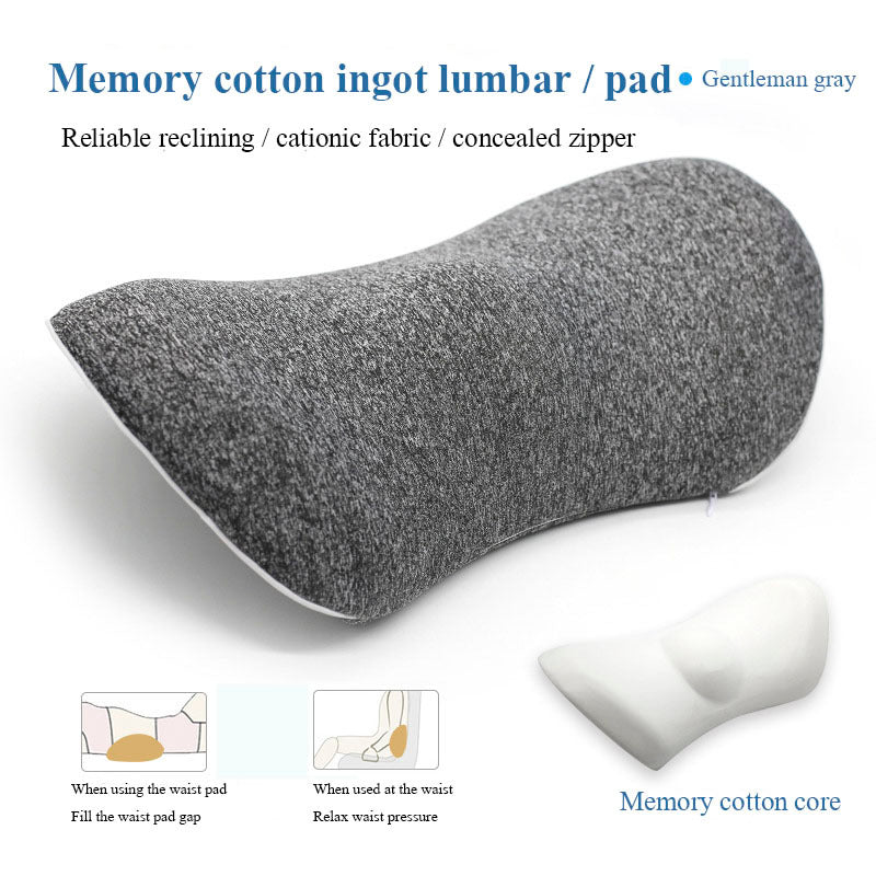 Lumbar Support Pillow — Ergonomic Relief for Sleep & Seating